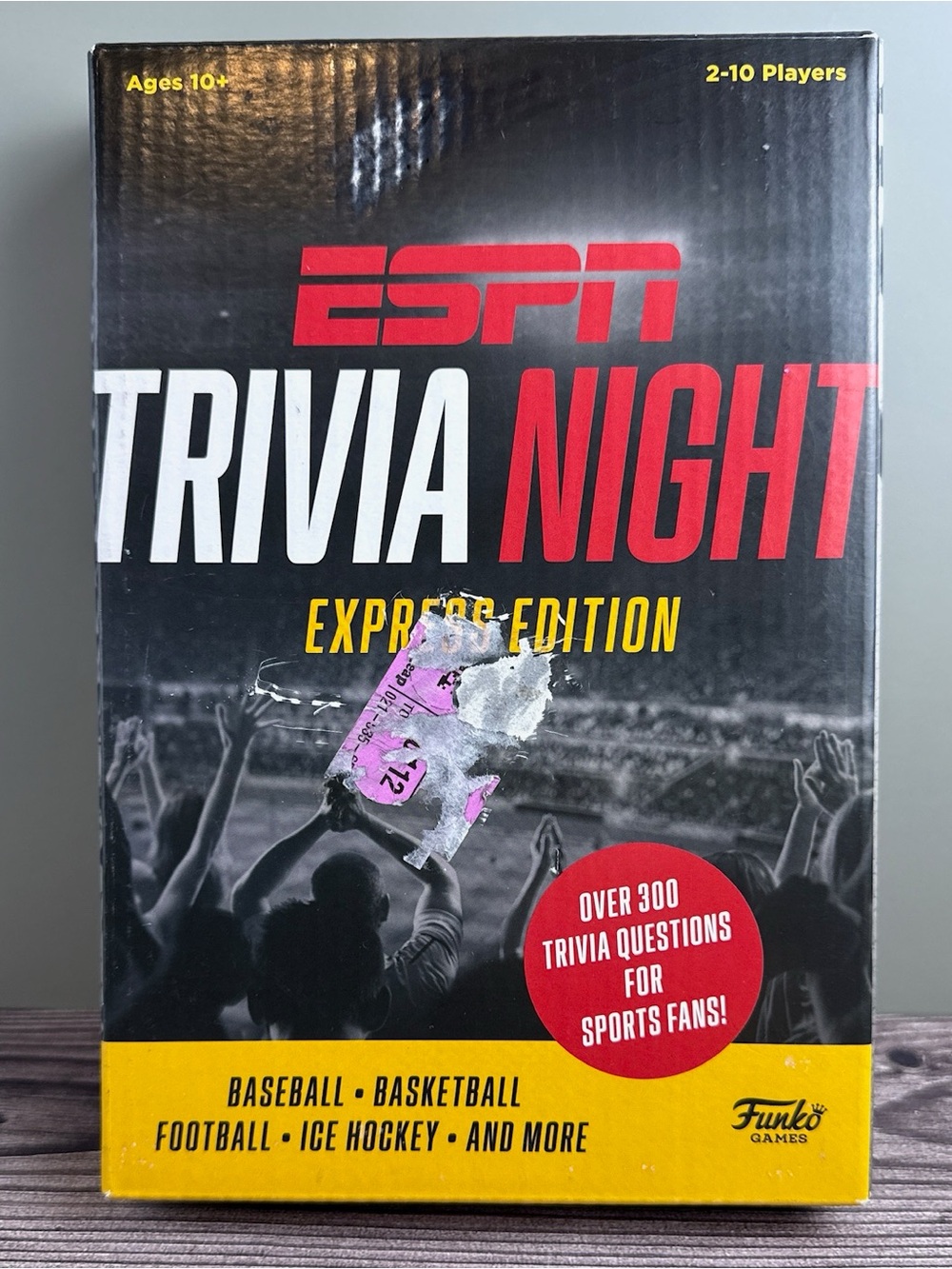 ESPN Trivia Night Express Edition Sports Trivia Game Sealed Funko Games